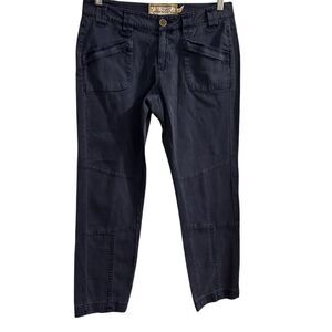 Aventura Women's Cargo Pants Size 8 Dark Blue Straight Leg Casual‎